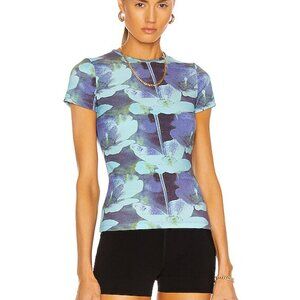 NWT Miaou Mini Tee in Azul Size Small